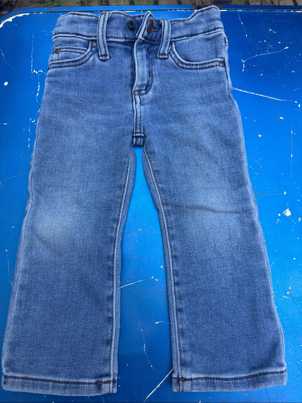 Levi's Men's Bootcut Jeans in Blue Denim